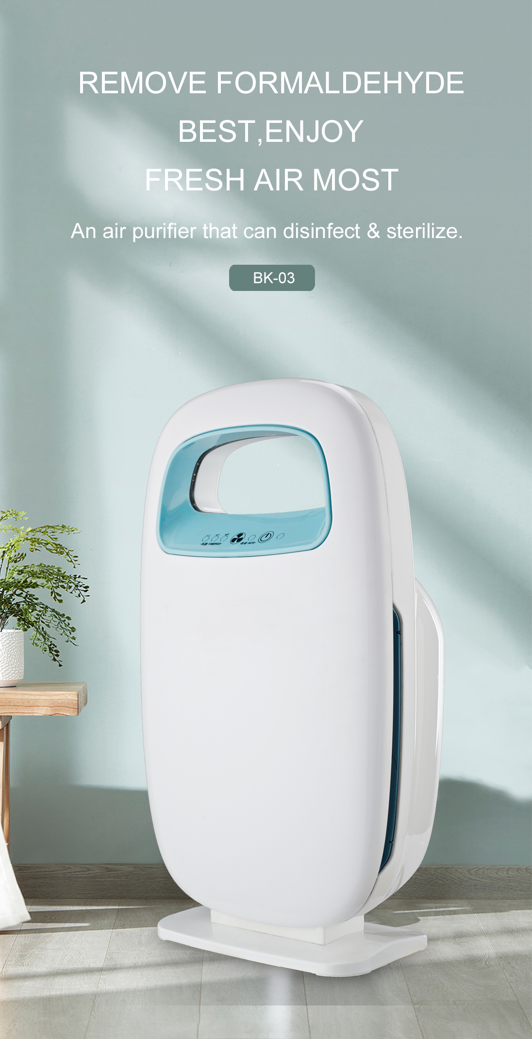 Verwijder formaldehyde beste, geniet van frisse lucht de meeste BK-03