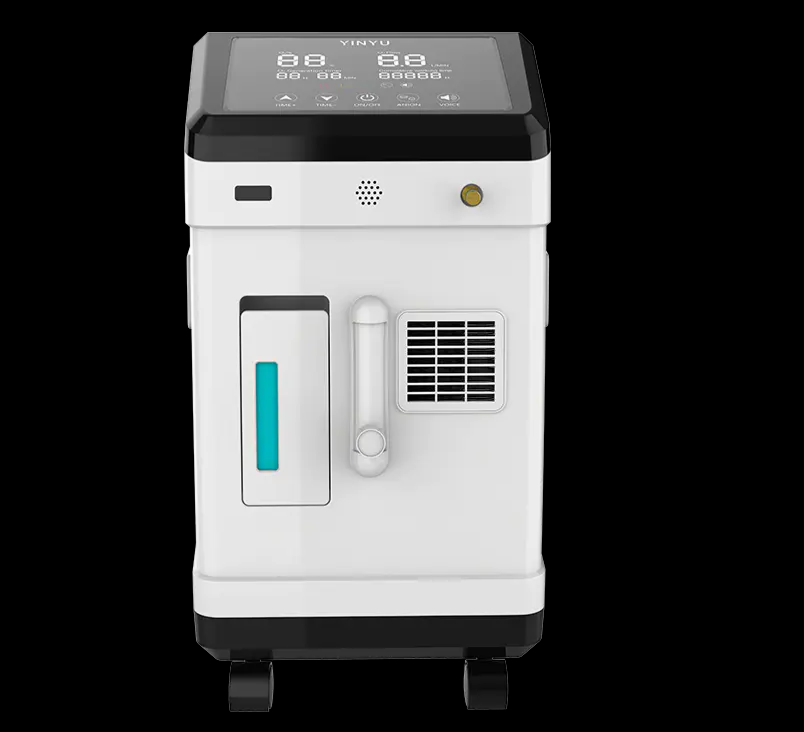 Welke voorzorgsmaatregelen moeten worden genomen bij het gebruik van de zuurstofgenerator thuis?