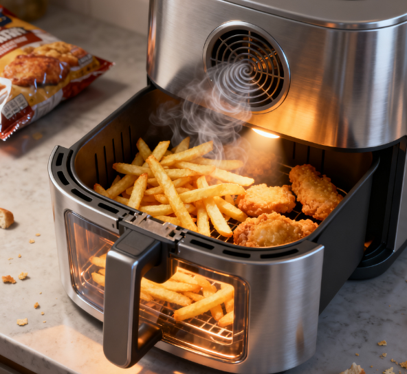 Kun je bevroren voedsel bereiden in een Airfryer?